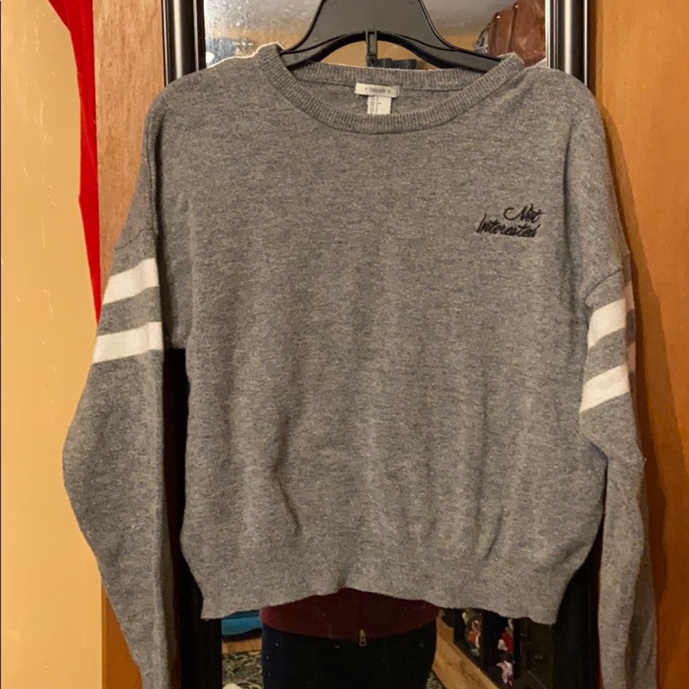 Cropped sweatshirt